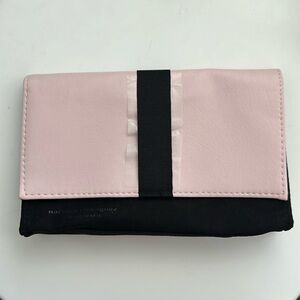 New Narciso Rodriguez Clutch Pink/Black with zipper